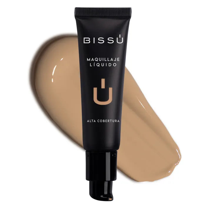 MAQUILLAJE LÍQUIDO ALTA COBERTURA 26.5g BISSU