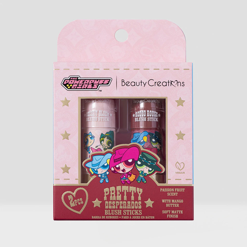 The Powerpuff Girls X Beauty Creations - Set de Rubores En Barra - Pretty Desperados