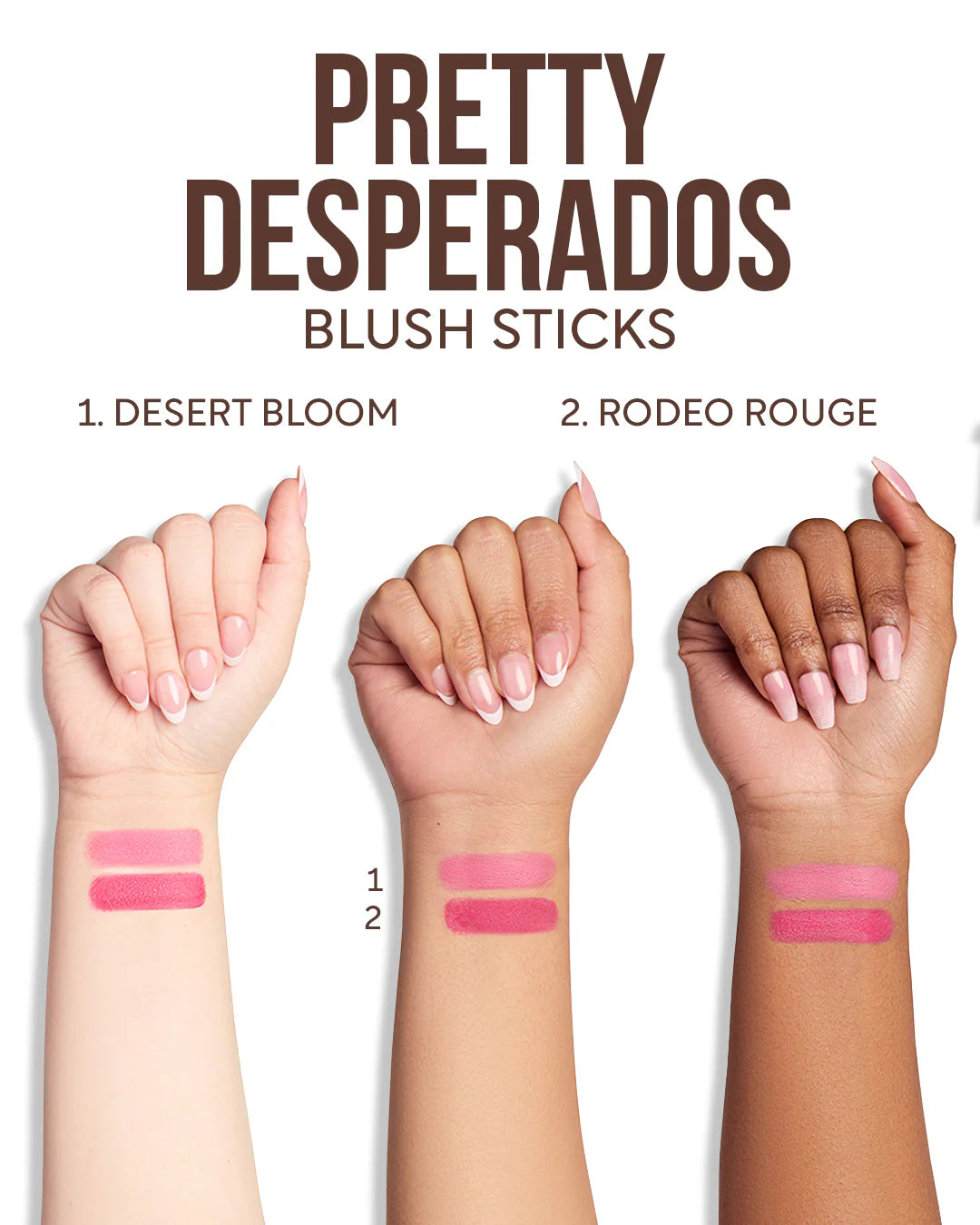 The Powerpuff Girls X Beauty Creations - Set de Rubores En Barra - Pretty Desperados