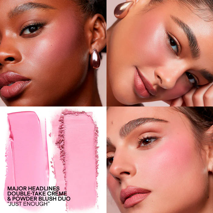 Major Headlines Double-Take Cream and Powder Blush Duo Patrick Ta