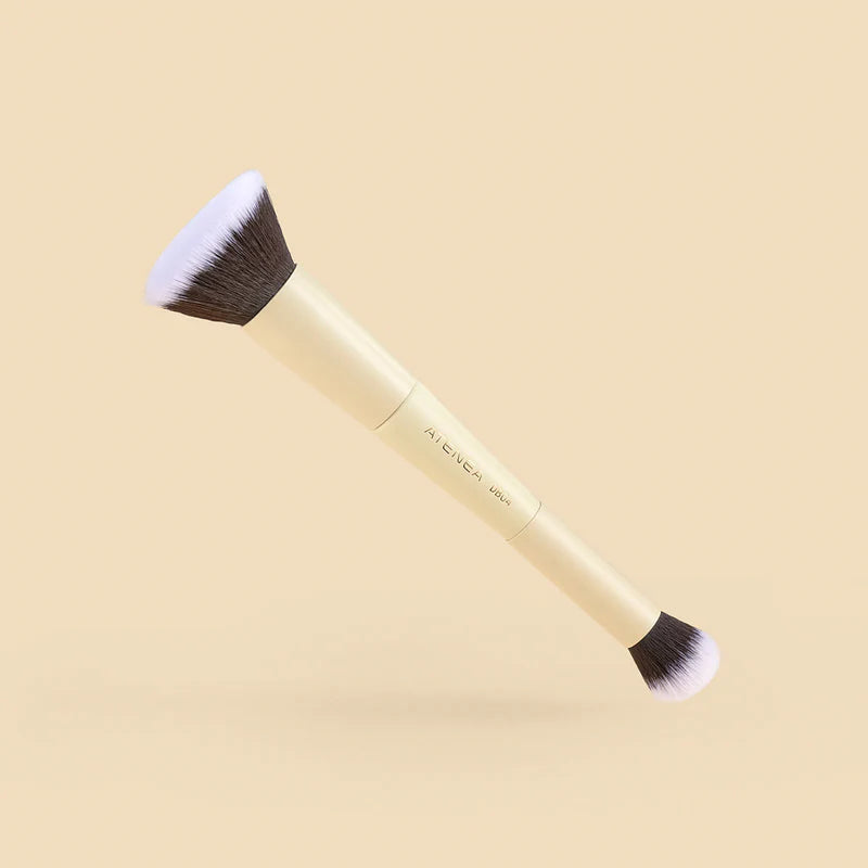 Brocha Duo Kabuki y Corrector Atenea