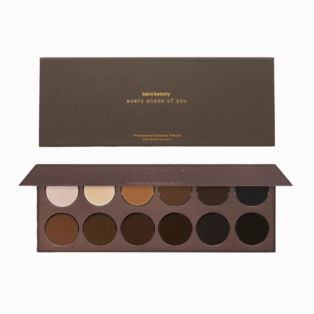 Every Shade of You Gel & Powder Eyebrow Palette Kara Beauty