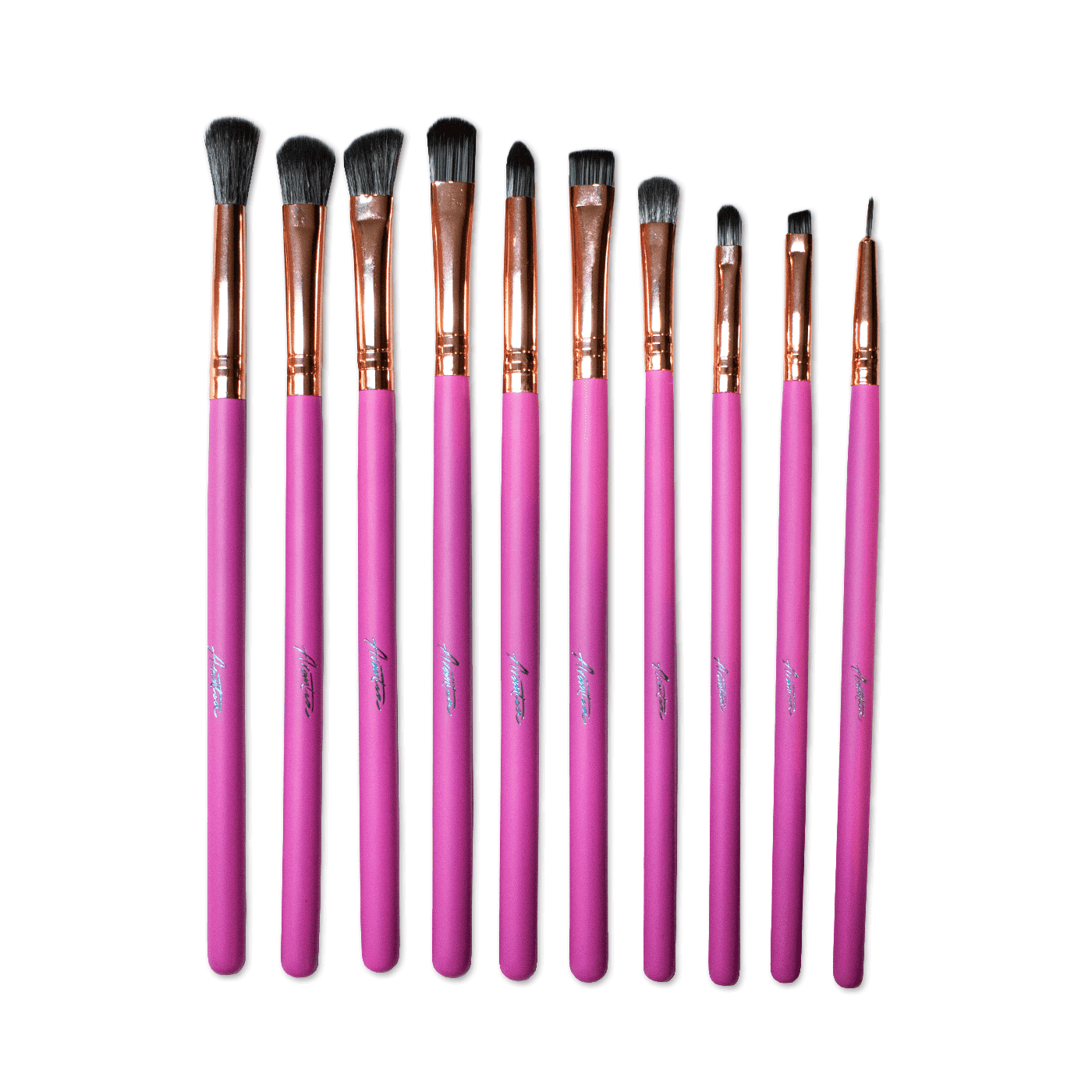 Eye Essential brush set Bronzed Pink 10pzs Arantza