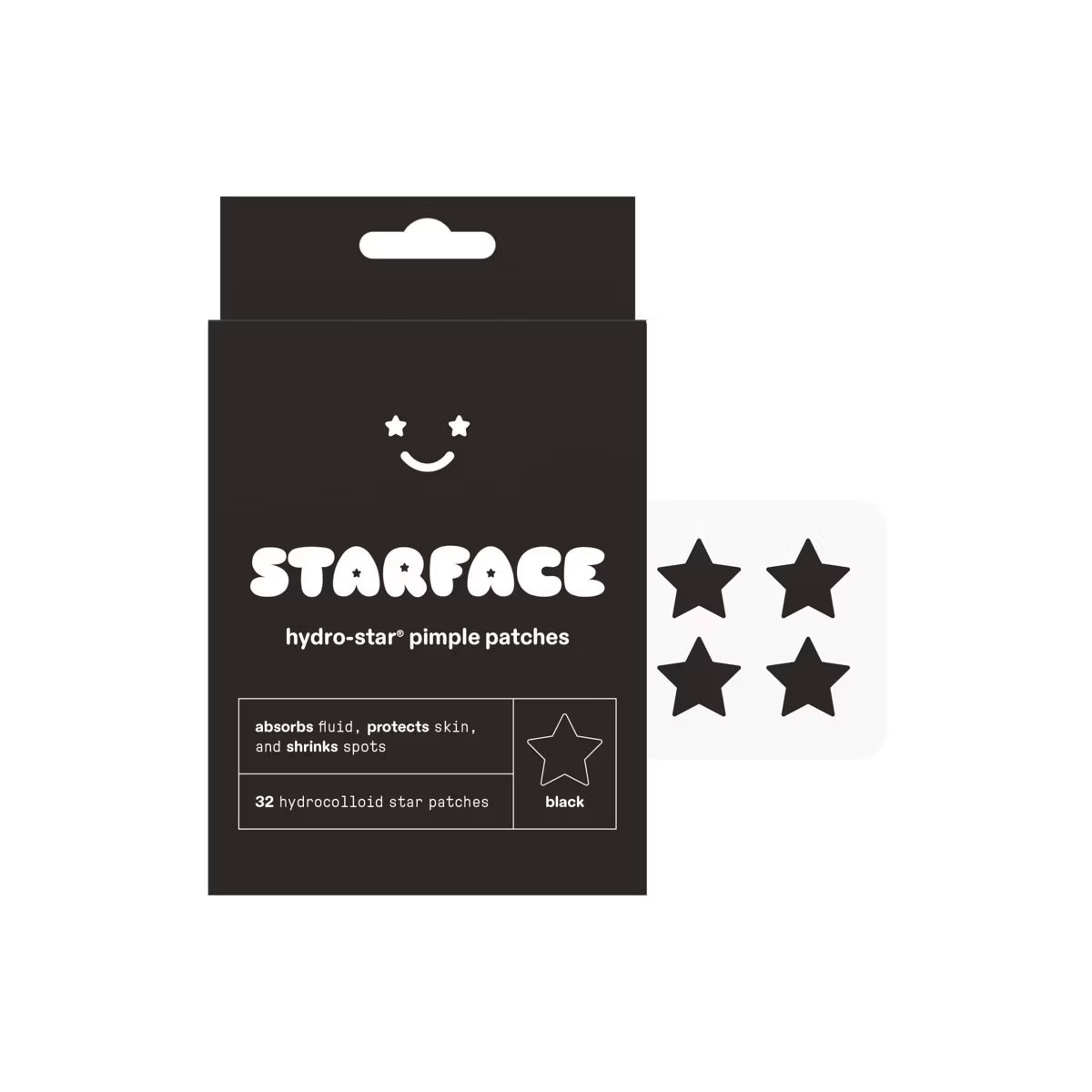Hydro Star Pimple Patches Black  32pzs Starface