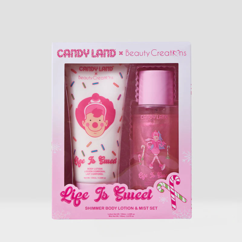 Life Is Sweet - Set De Loción Y Mist Con Brillo candy land x beauty creations
