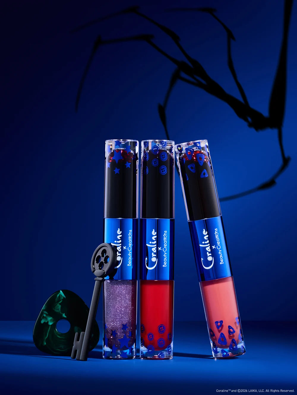 Duo Gloss & Tinta Peel Off Stay Forever Coraline X Beauty Creations