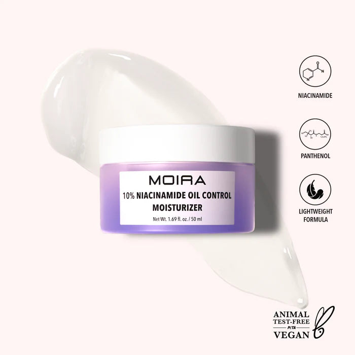 10% Crema Hidratante Para El Control Del Aceite De Niacinamida Moira