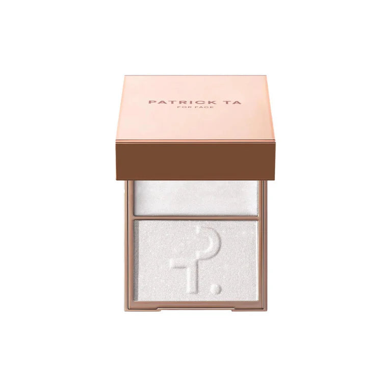 Major Glow Crème & Powder Light Reflecting Translucent Highlighter Duo Patrick Ta
