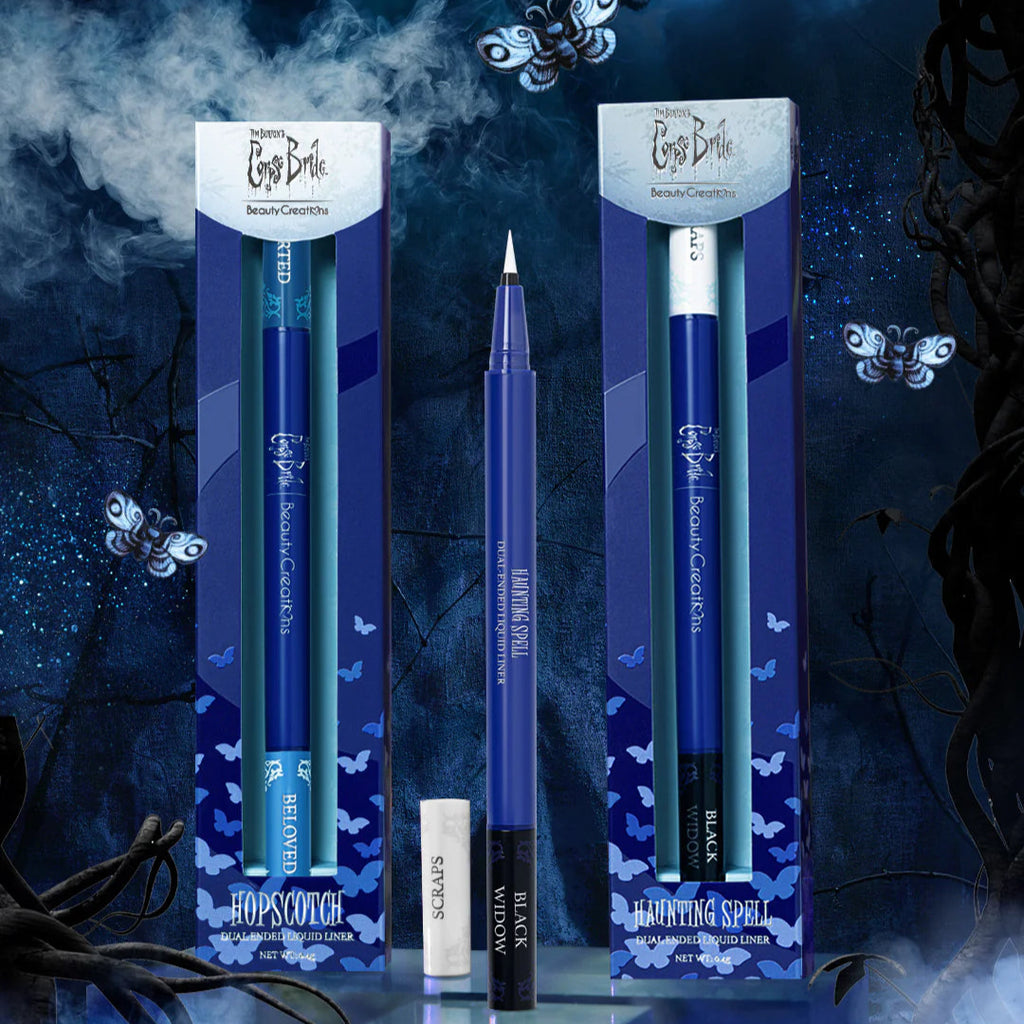 Corpse Bride X Beauty Creations - Delineador Líquido Doble - Haunting Spell: Scraps/Black Widow