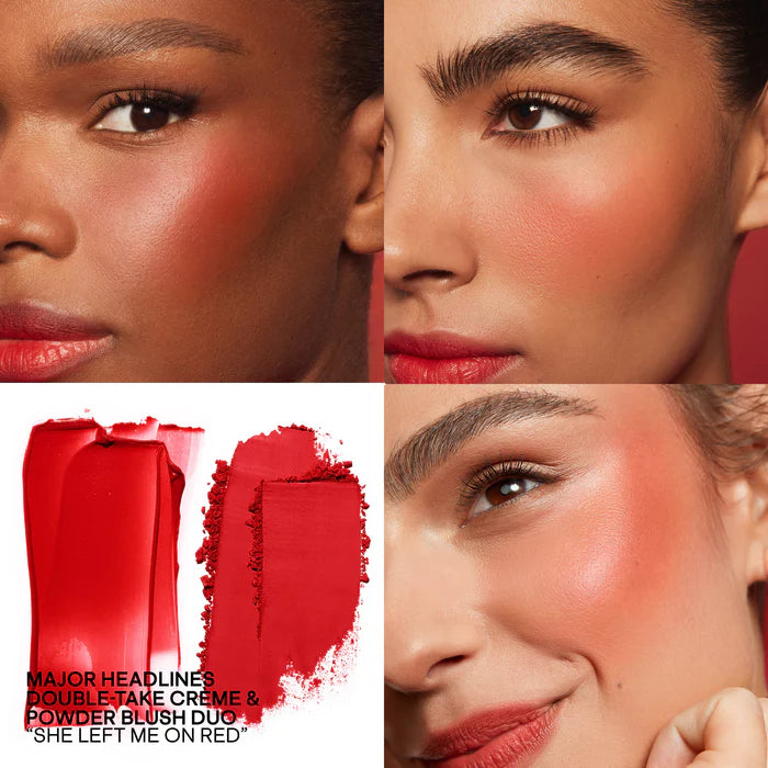 Major Headlines Double-Take Cream and Powder Blush Duo Patrick Ta
