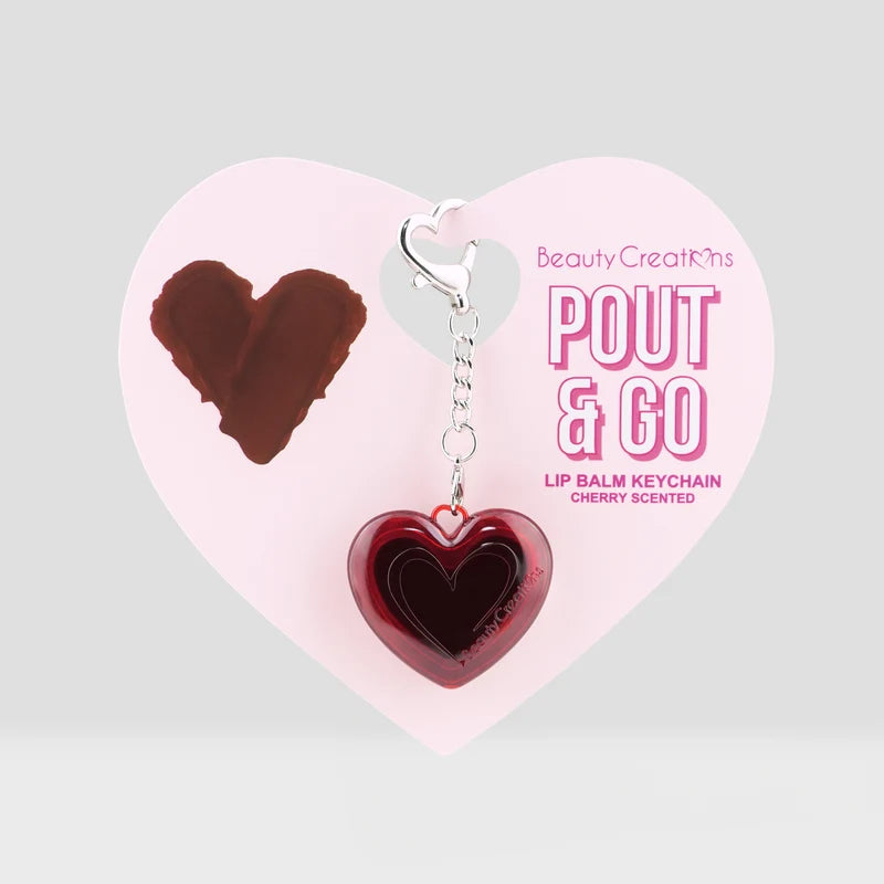 Pout & Go Lip Balm Keychain Beauty Creations