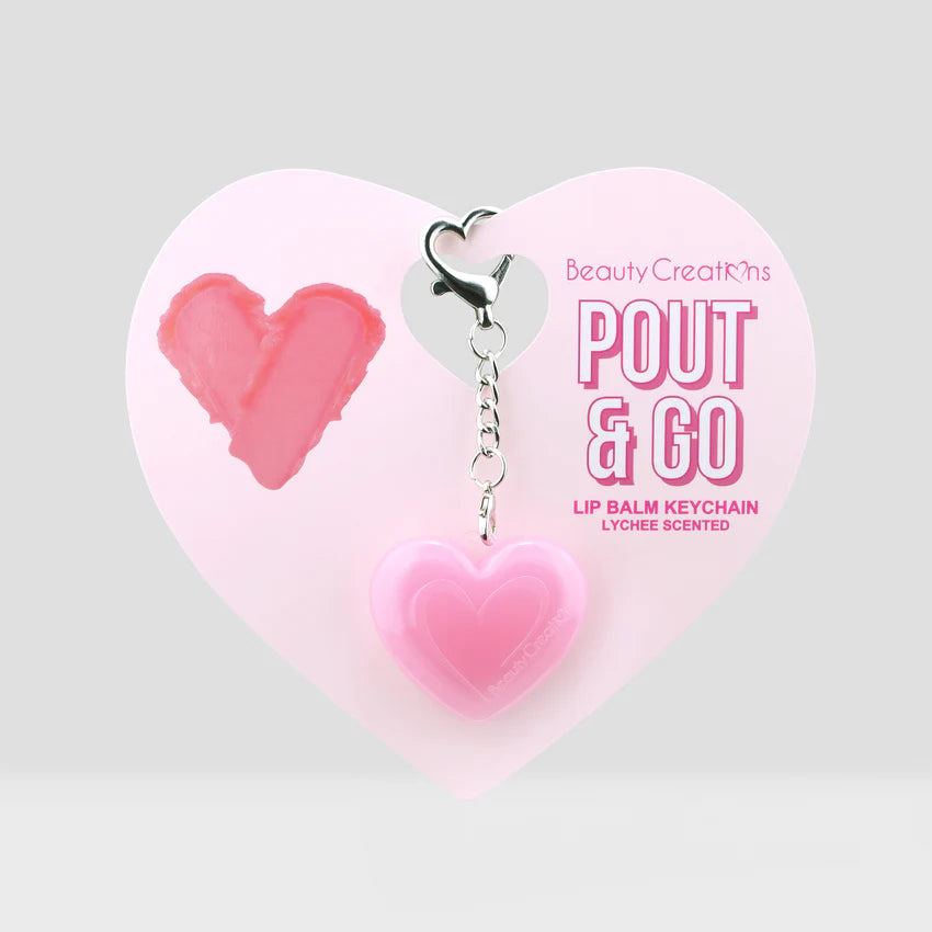 Pout & Go Lip Balm Keychain Beauty Creations