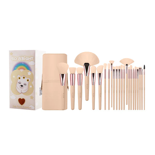 Bear Collection 24pc - Makeup Brush Set C lux Brochas 24 pzs