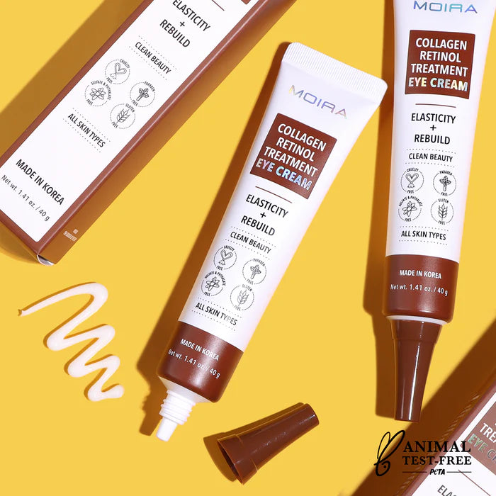 Crema de Ojos con Tratamiento de Colágeno Retinol Moira