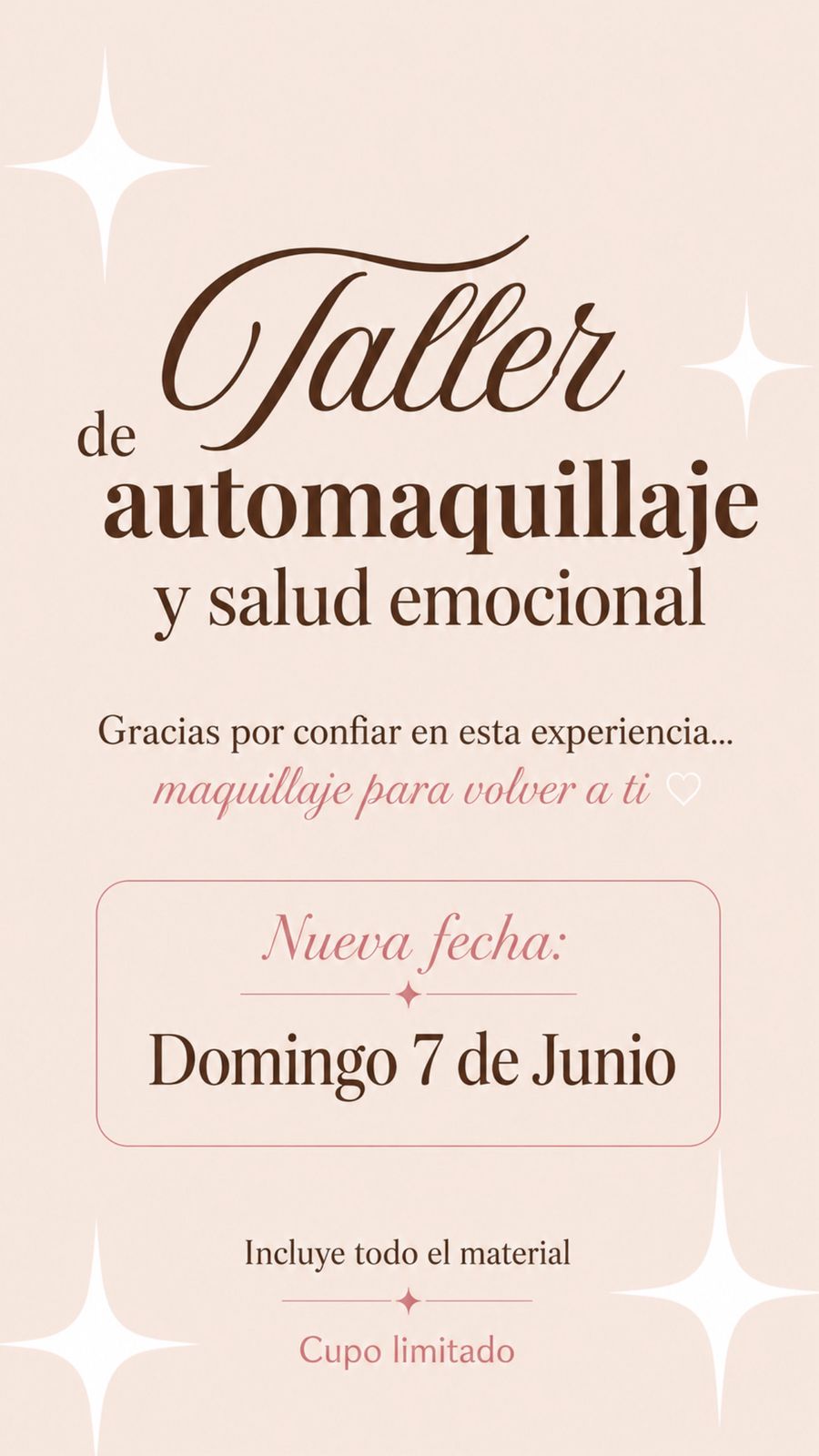 Taller de automaquillaje y salud emocional