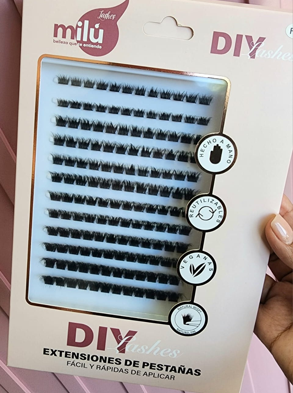 Diy Lashes Extensiones de pestañas Milu