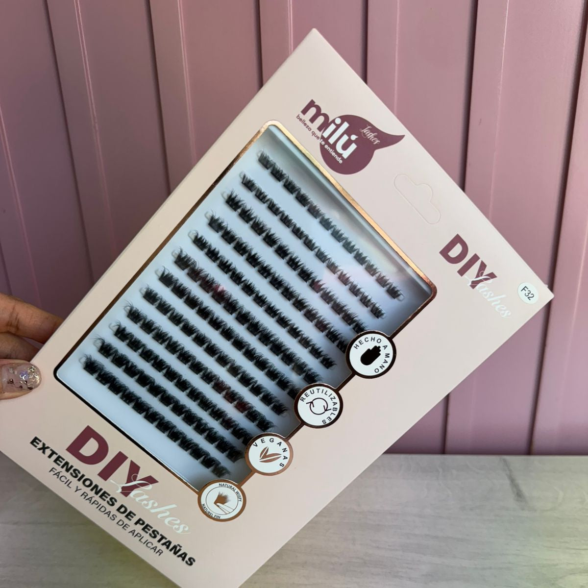 Diy Lashes Extensiones de pestañas Milu