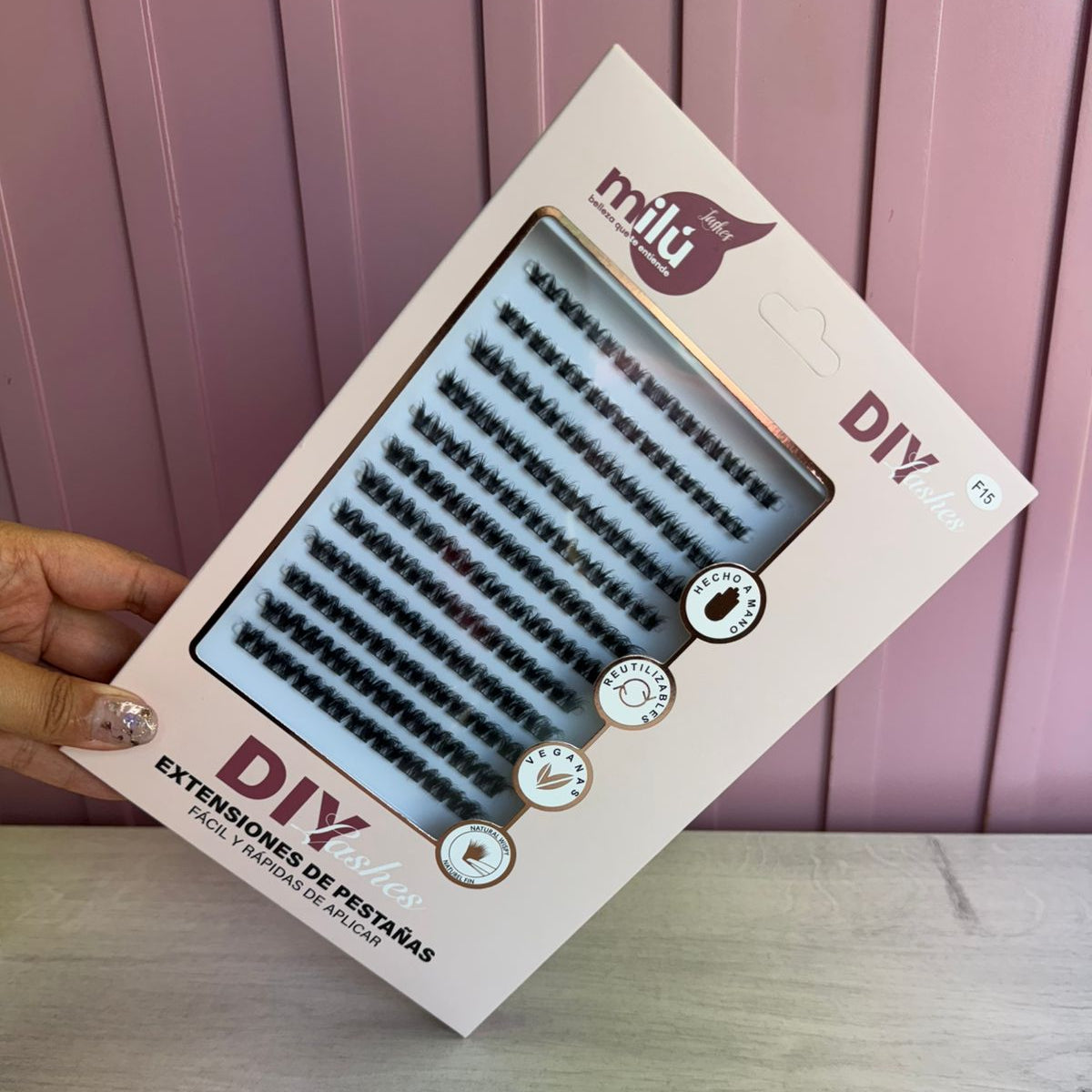 Diy Lashes Extensiones de pestañas Milu