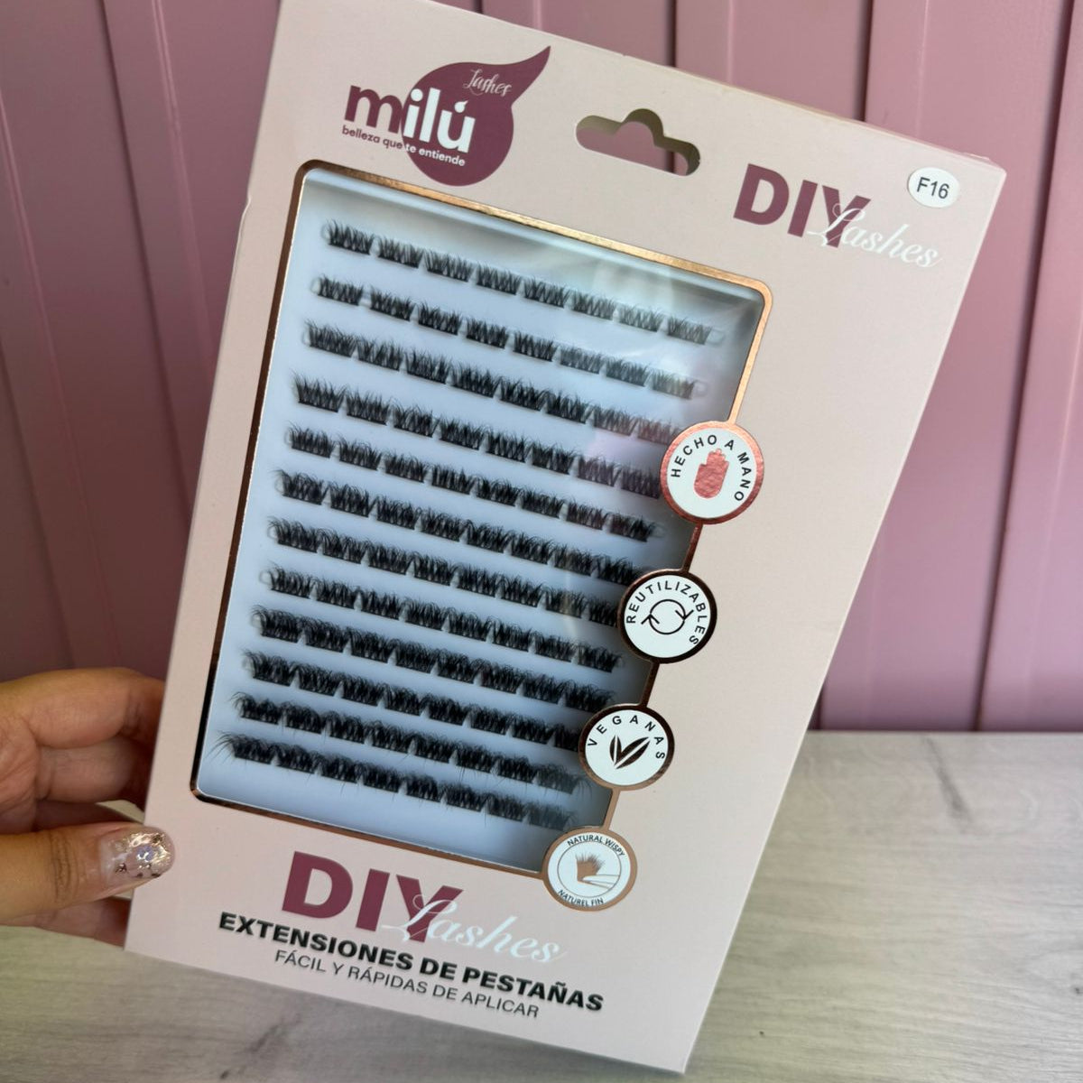 Diy Lashes Extensiones de pestañas Milu