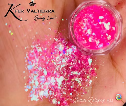 Glitter con Hojuelas Kfer