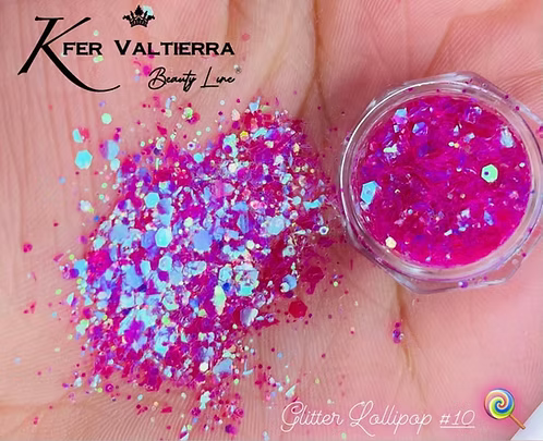 Glitter con Hojuelas Kfer