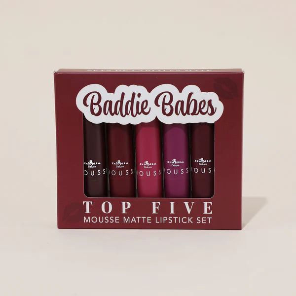 Mousse Matte Lipstick - Top Five Sets Italia Deluxe