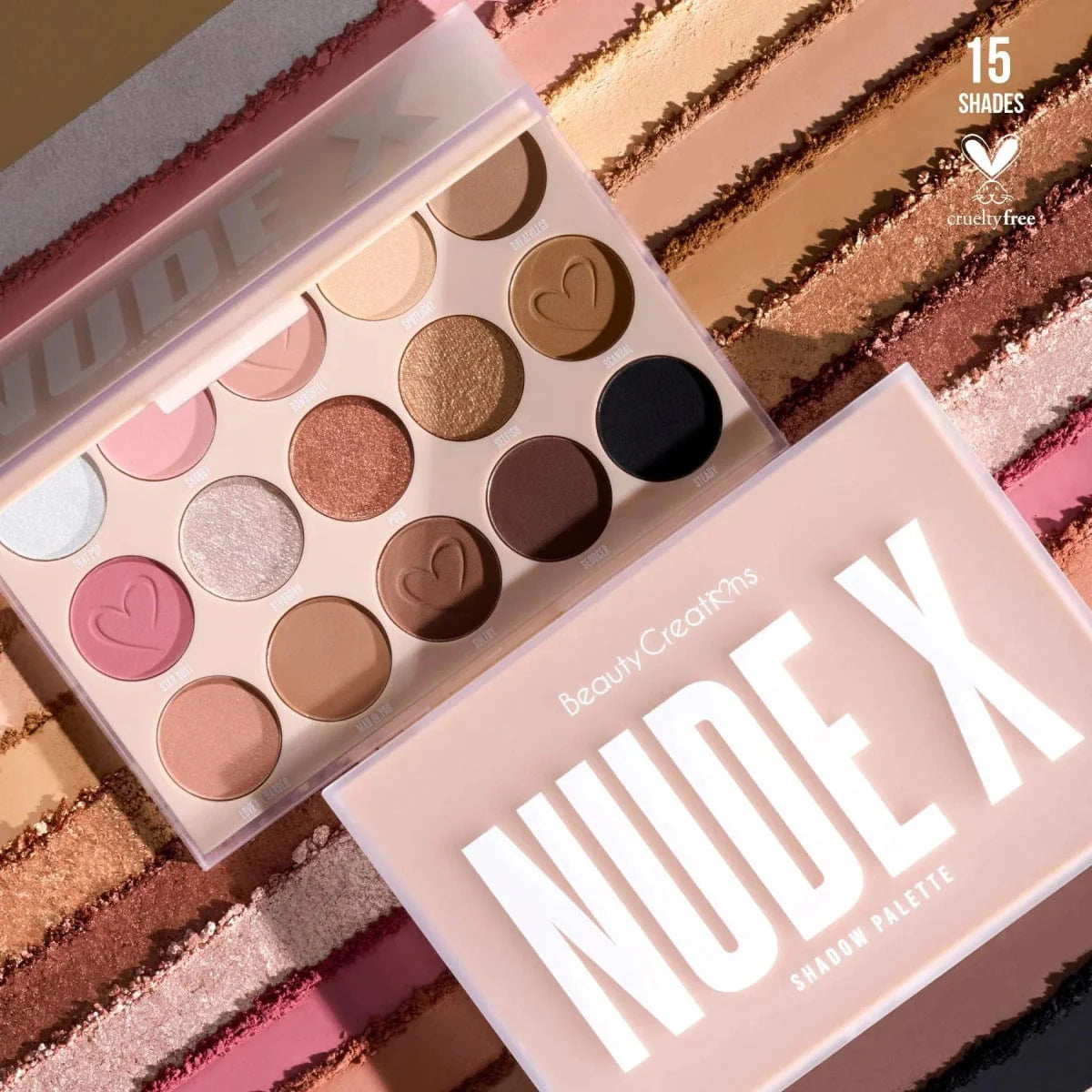 Nude X - Paleta De Sombras Beauty Creations