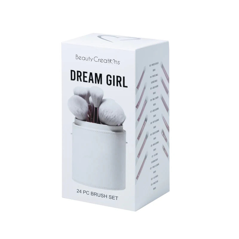 Dream Girl 24 PC Brush Set Beauty Creations
