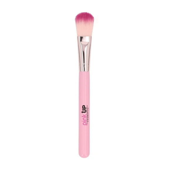 Brocha plana para maquillaje Pink Up