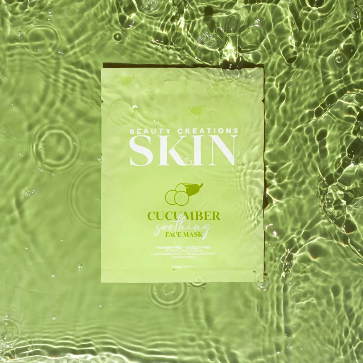 Soothing Face Mask Cucumber Beauty Creations