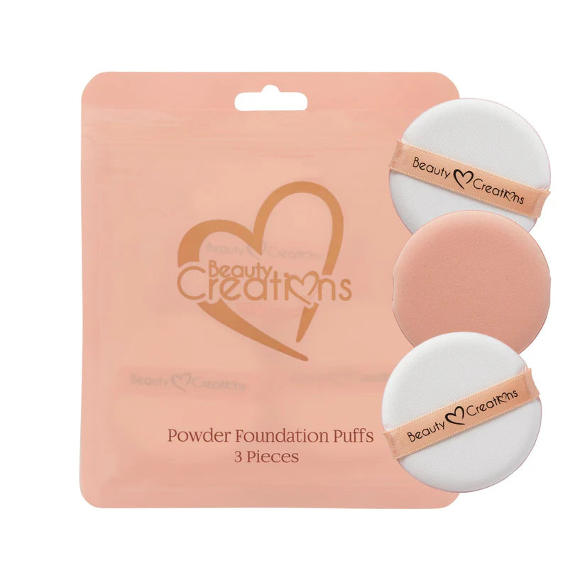 Flawless Stay Powder Foundation Puffs (3 Pieces) Beauty Creations